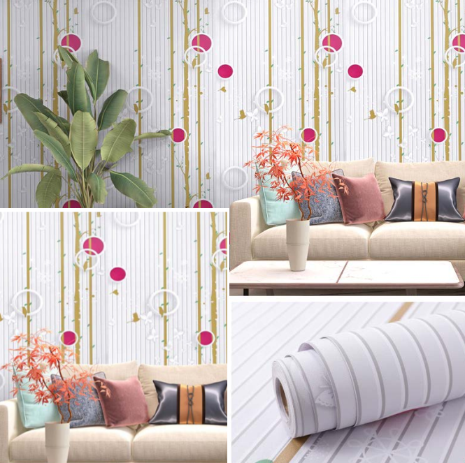 10m Decal giấy dán tường khổ 45cm keo sẵn nhiều mẫu hiện đại mới nhất