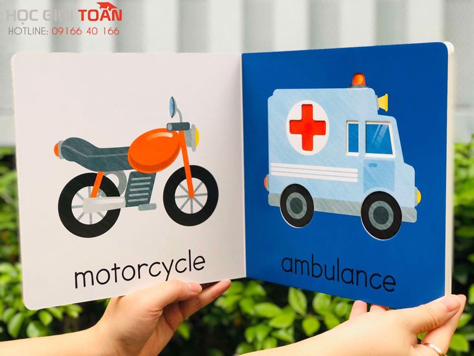 Sách Touch &amp; Feel Board Book Vehicles