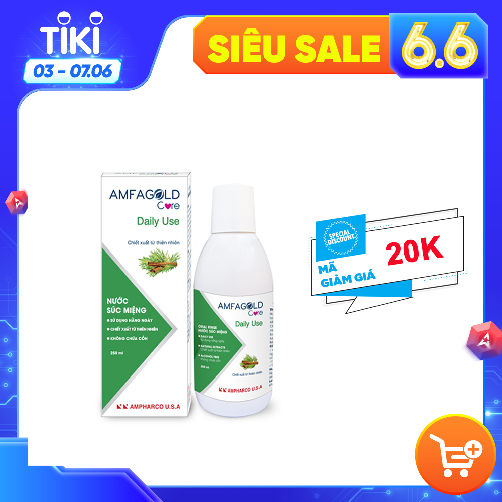 Nước súc miệng AMFAGOLD Care DAILY USE