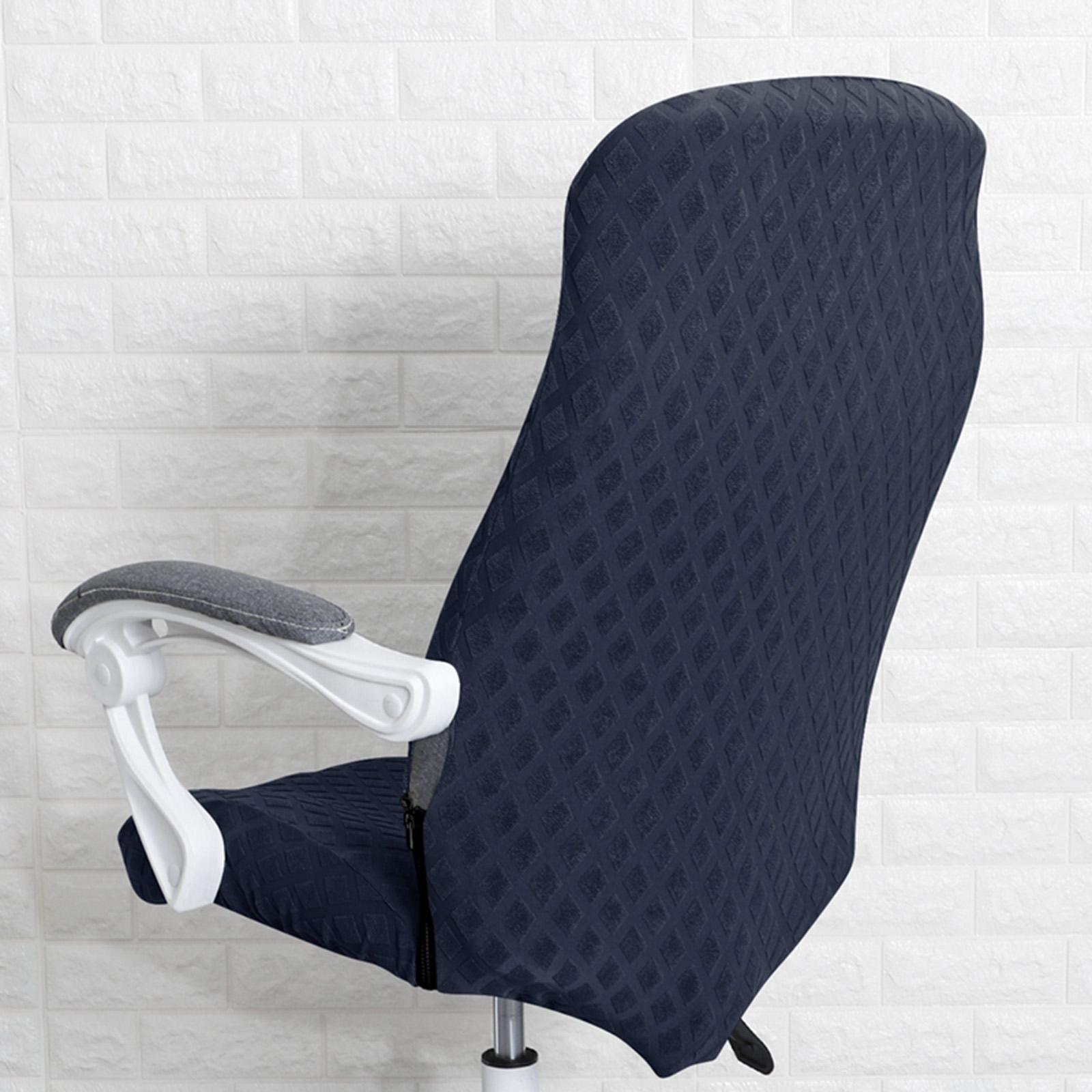 Rotating Chair Seat Cover Stretch Armchair Slipcover Office Chair Covers