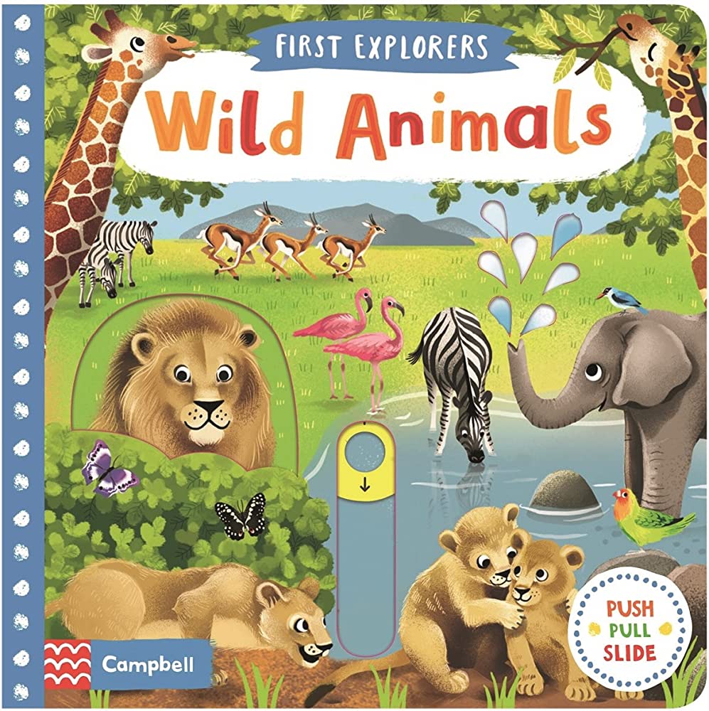 Sách tiếng anh tương tác cho bé - First Explorers: Wild Animals