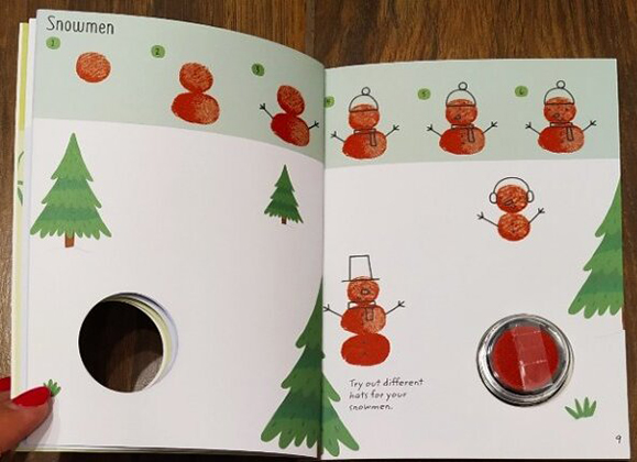 Usborne Minis : Finger Printing Christmas