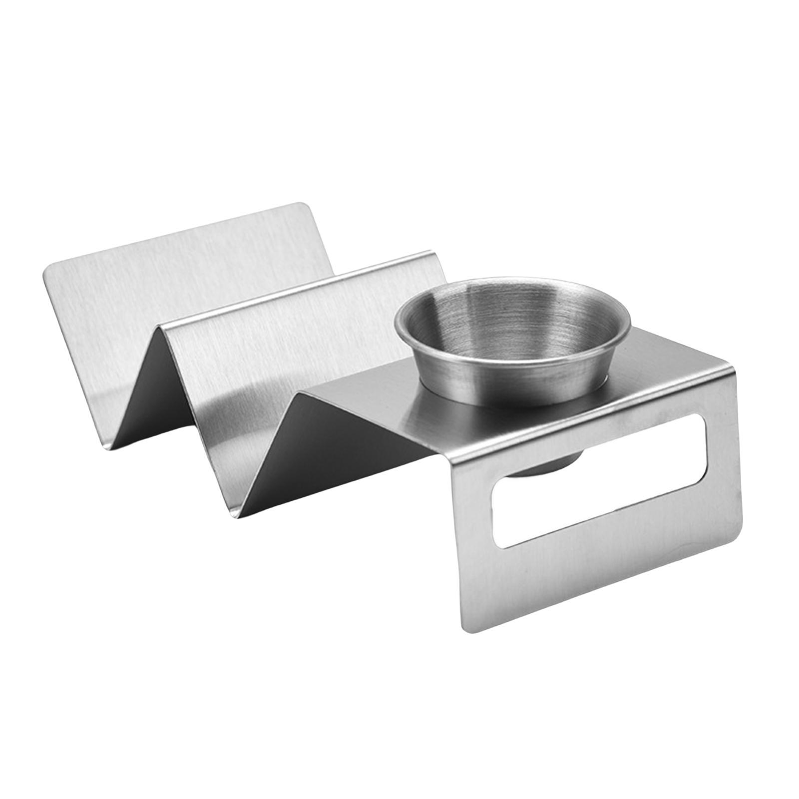 Taco Holder Stand Plate Hot Dog Holder Server for Picnic, Party, Festivals