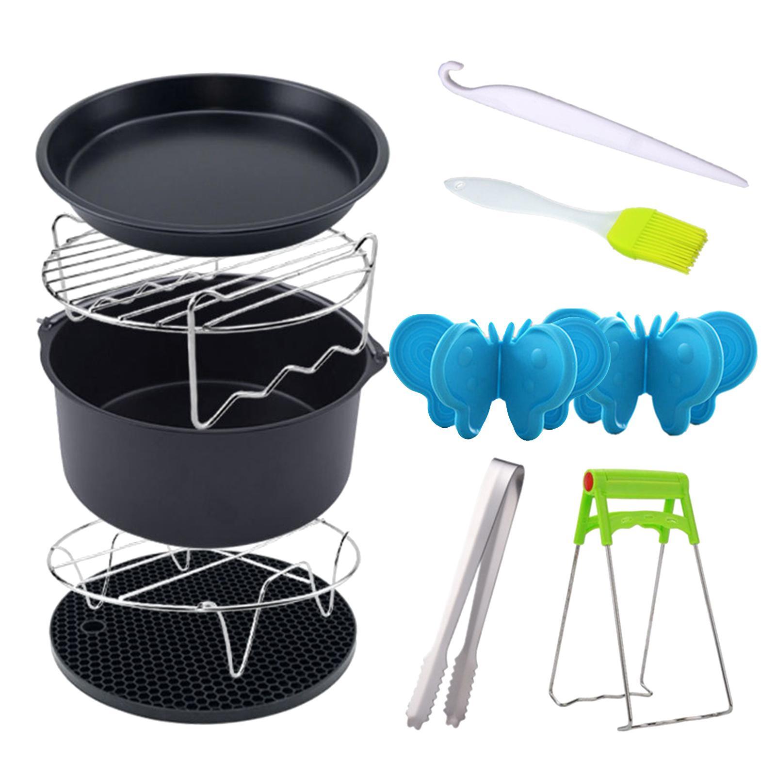 20 Pieces Air Fryer Accessories Steel Skewer Rack for Kitchen