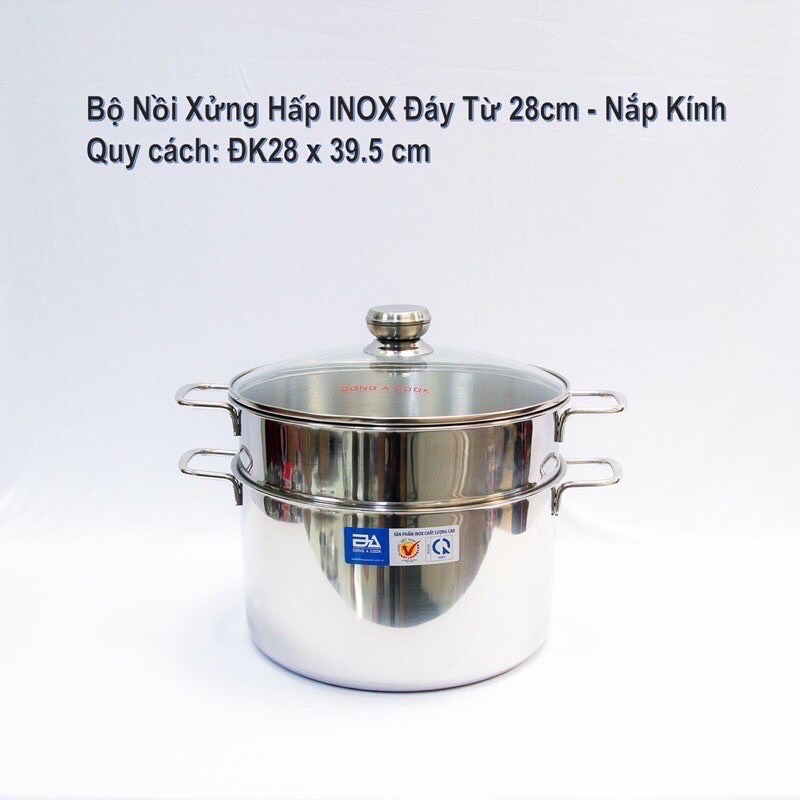 NỒI XỬNG HẤP INOX ĐÔNG Á