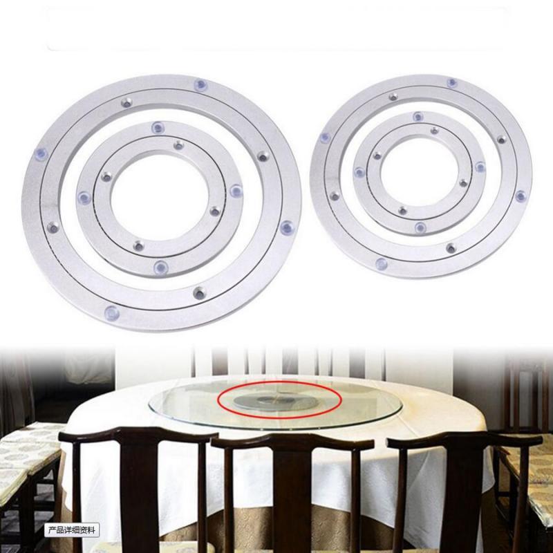 2pcs Round Turntable Bearing 5/16 Thick Heavy Duty Swivel Plate 4/10inch