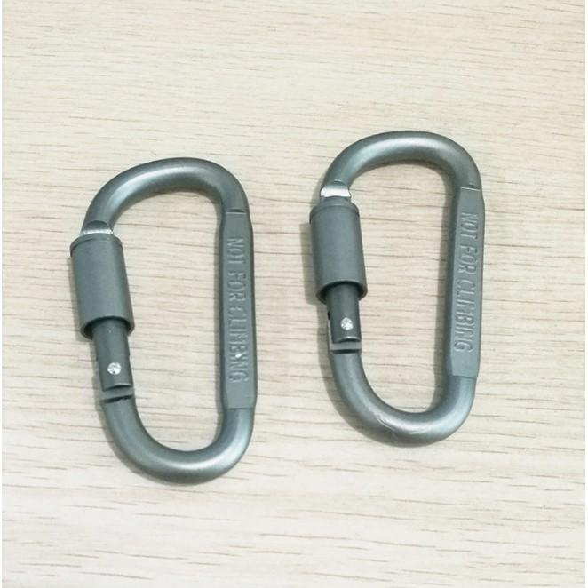 Khoá Carabiner chữ D dùng Leo Núi An Toàn, Chắc Chắn