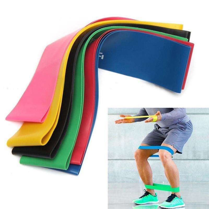 Bộ 4 dây mini band, dây cao su miniband tập chân mông, phụ kiện tập gym