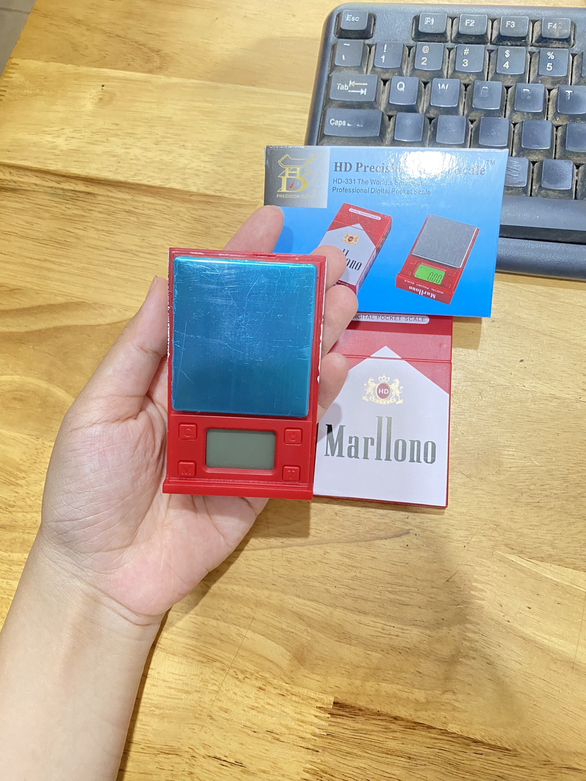 Cân tiểu ly điện tử giá rẻ 600g MARLLONO , NHỎ, GỌN, DỄ SỬ DỤNG