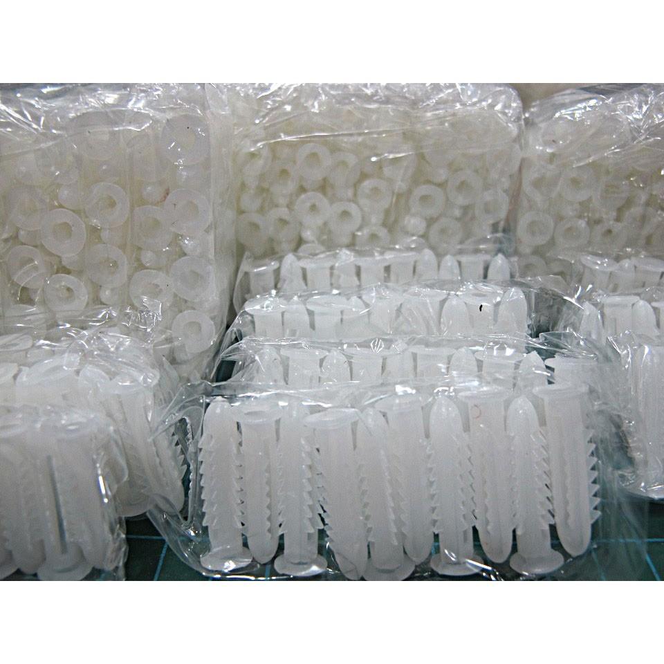 Combo 100 chiếc tắc kê nhựa nở nhựa các số 3,4,5,6
