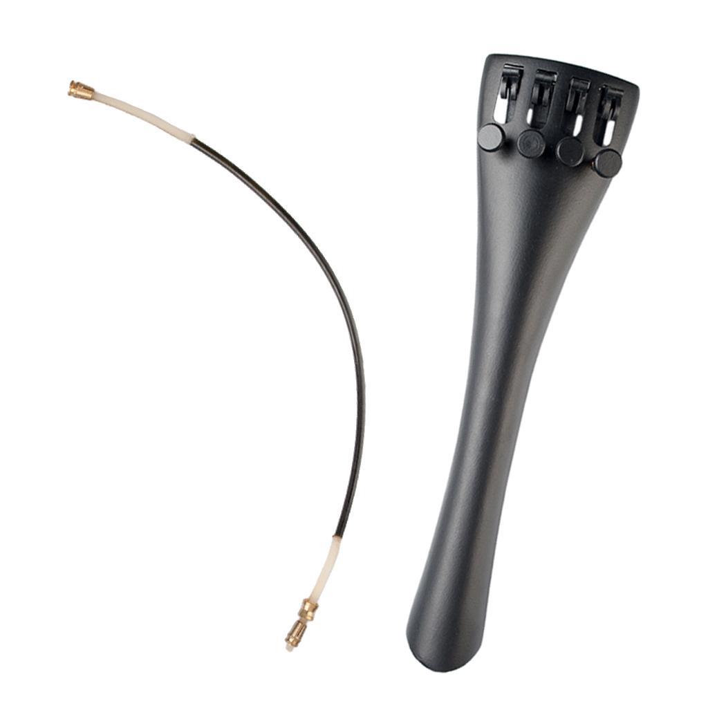 Aluminum Alloy Cello Tailpiece&Tailgut for Violin Cello Parts Accessories