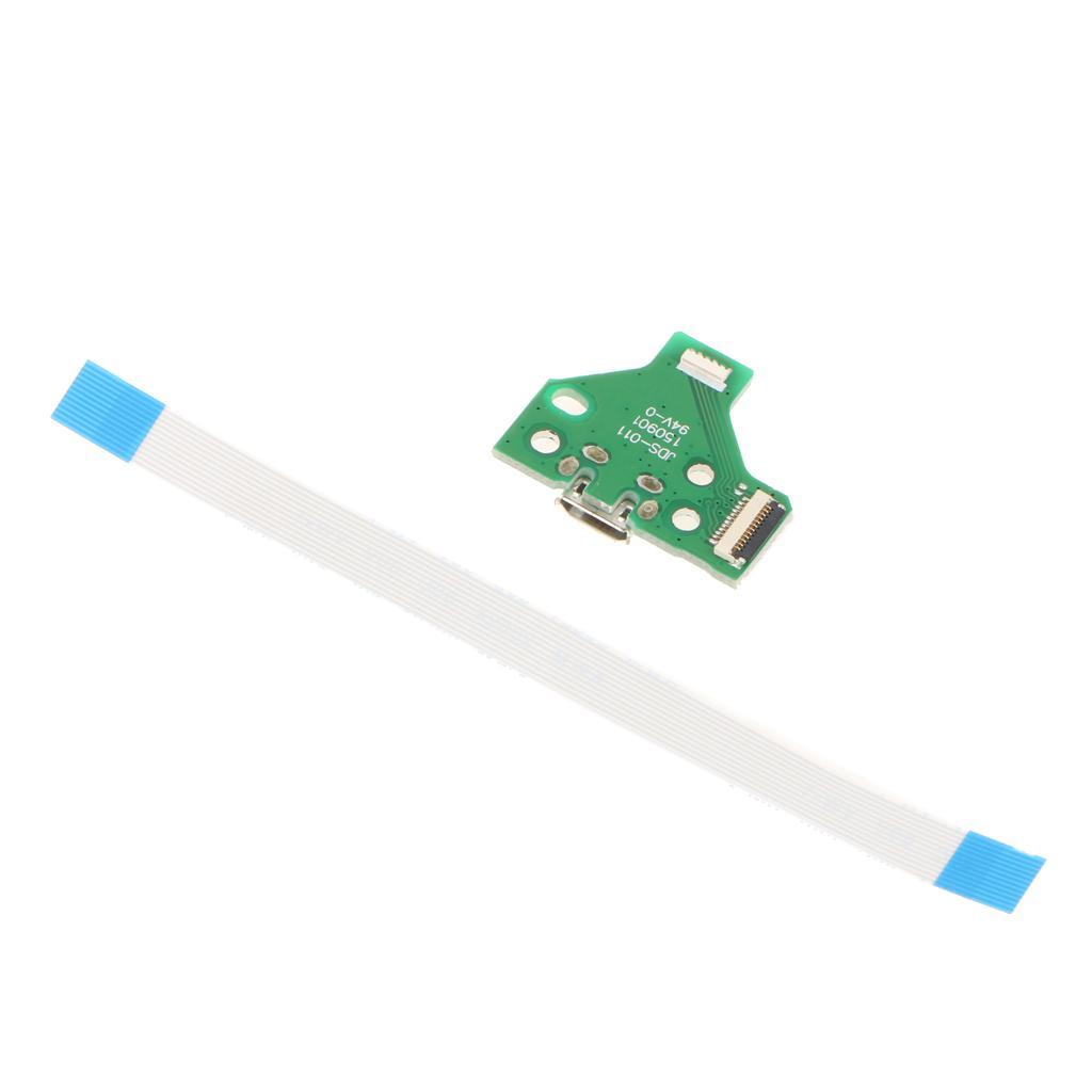 2X USB Charging Port Board +12 PIN Flex Ribbon Cable for SONY PS4 Controller