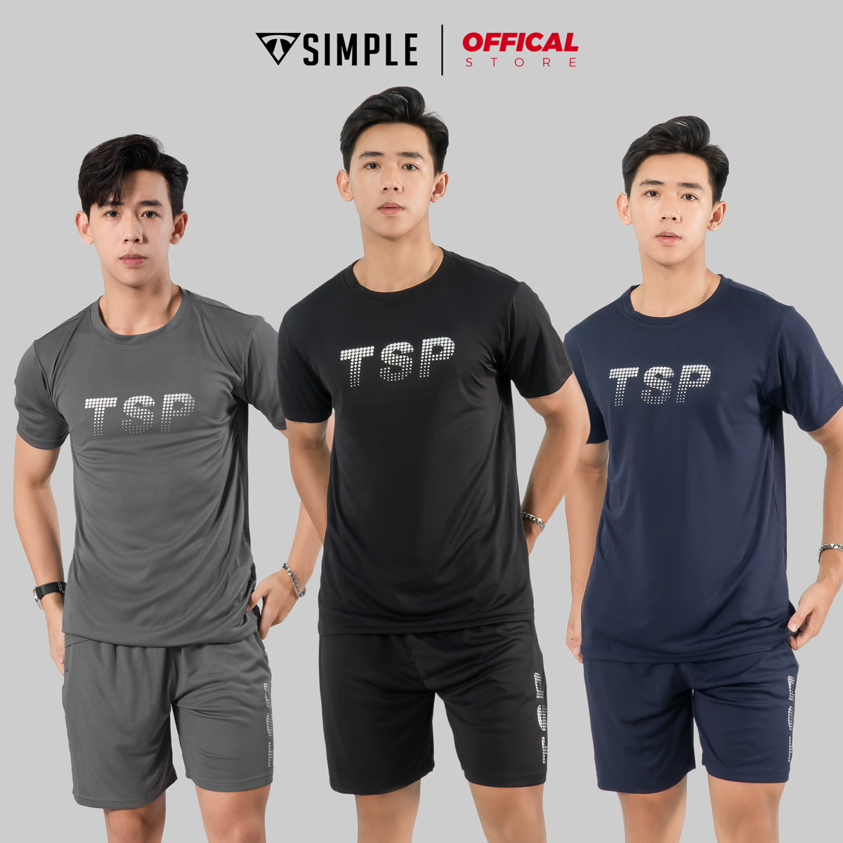 Bộ Quần Áo Thể Thao Nam TSIMPLE tập gym vải thun lạnh thoáng mát co giãn tôn dáng chuẩn form MSSBHP2