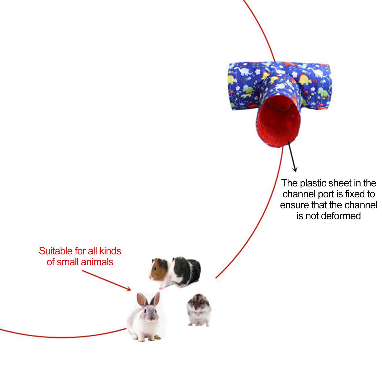 Hamster Tunnel Tubes Cage toy for Small Animals Hedgehog Guinea