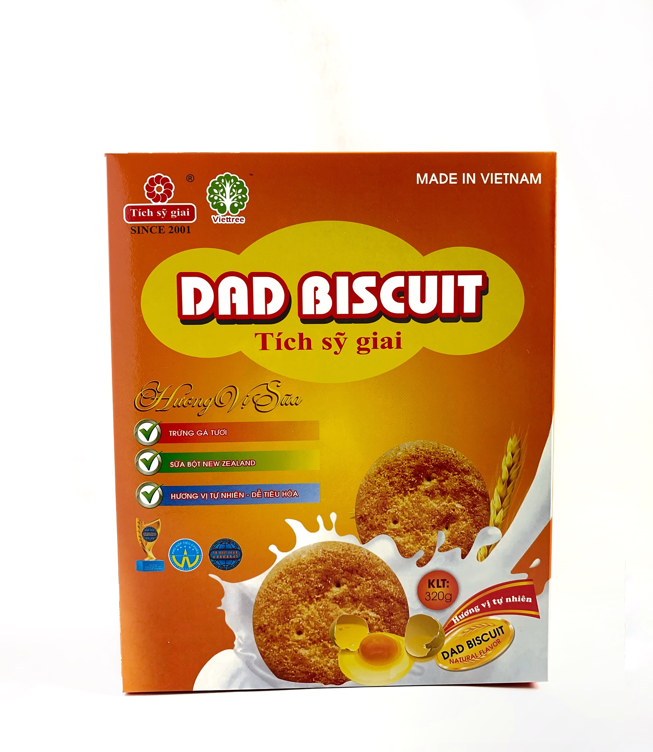 Bánh Dad Discuit Tích Sỹ Giai-320g