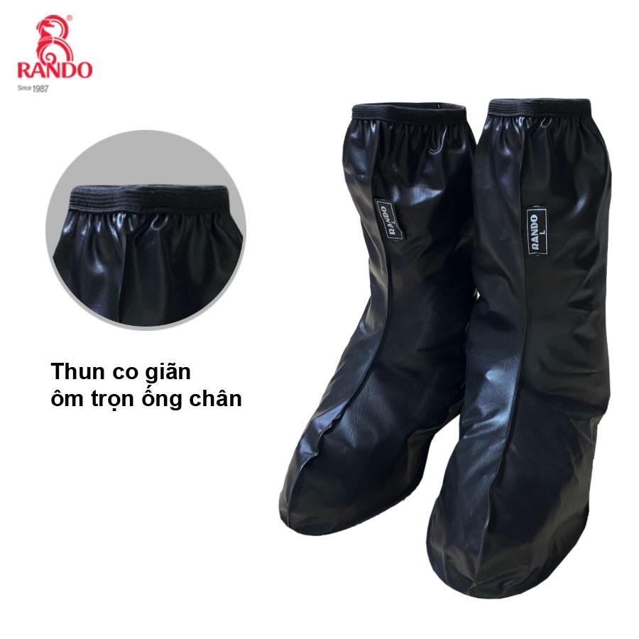 Giày Boots Che Mưa Chống Nước Bền Bỉ, RANDO Chính Hãng, Bọc Bảo Vệ Giày Dành Cho Nam Nữ