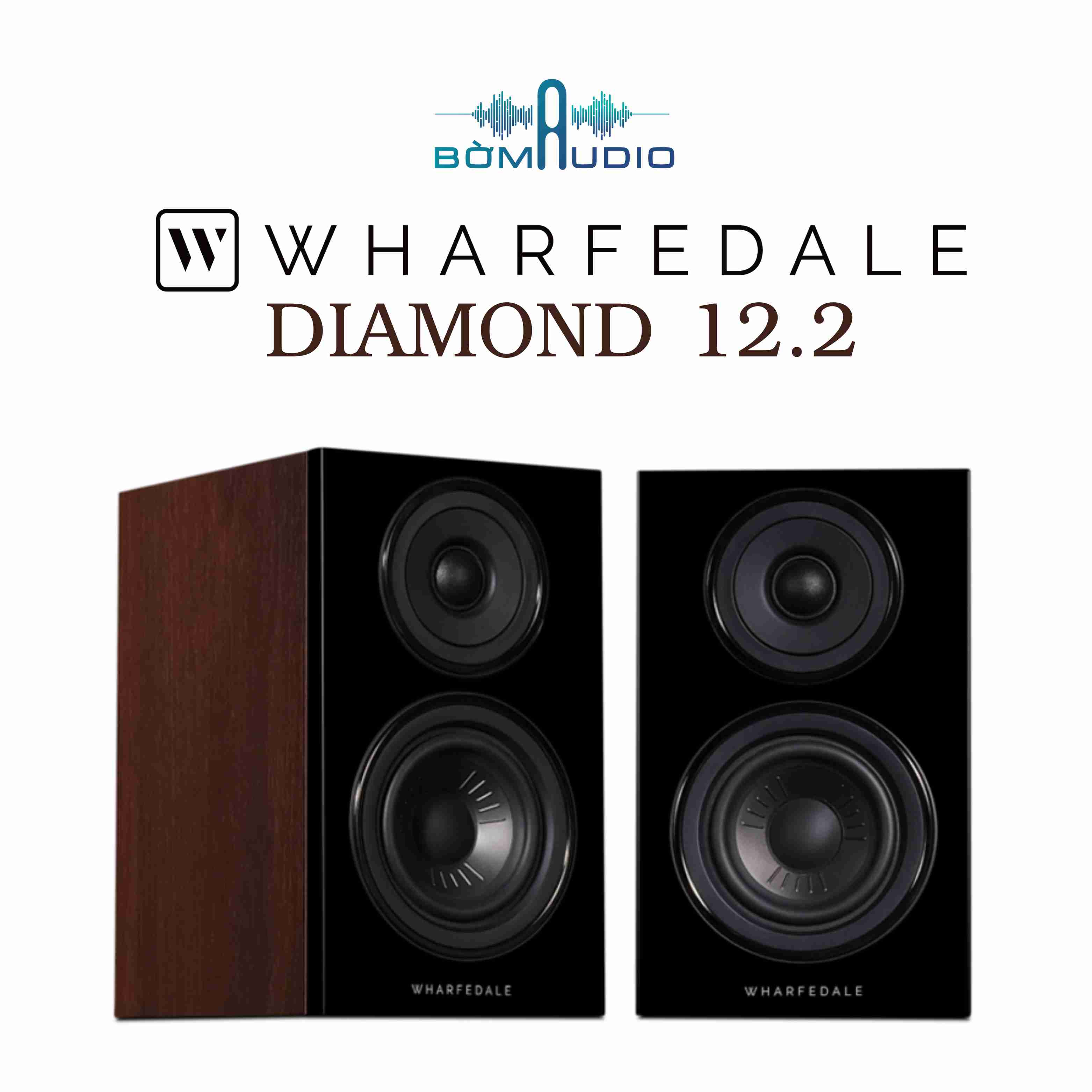 Loa Bookshelf WHARFEDALE DIAMOND 12.2| Hàng Chính Hãng