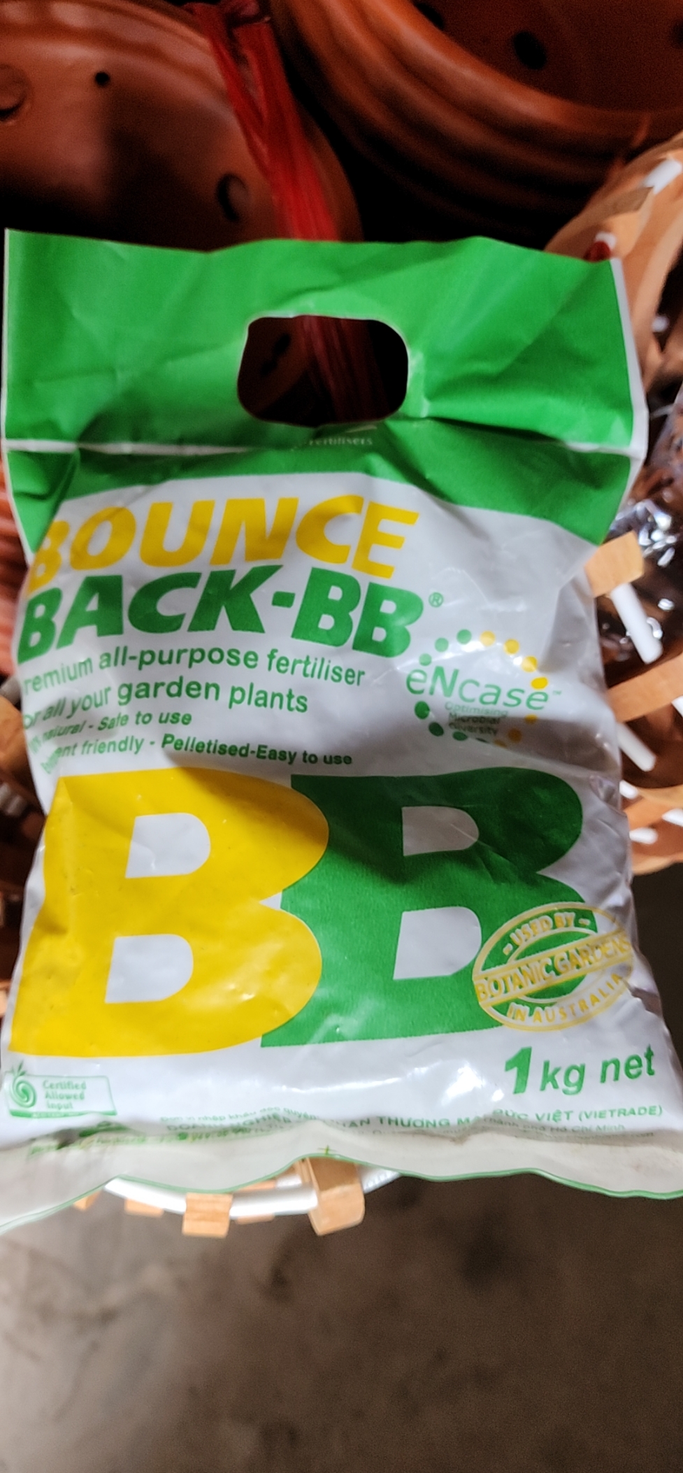 Phân cá của úc BOUNCE BACK:  túi 1 kg    Đ/c: An Đồng, An Dương, Hải Phòng  Chuyên dùng cho hoa lan , cây cảnh.          ️Chuyên dùng cho Cây Lan Bón lót, bón thúc cho tất