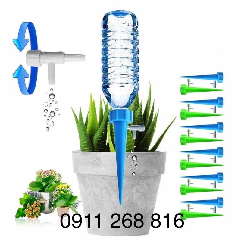 Đầu tưới nhỏ giọt điều chỉnh được sử dụng với chai nước tự chế