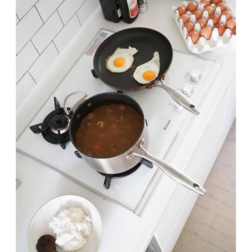 Chảo chiên/rán chống dính đáy từ CTX Scanpan 24cm 65002400, đúc liền 7 lớp, hàng chính hãng sản xuất Đan Mạch