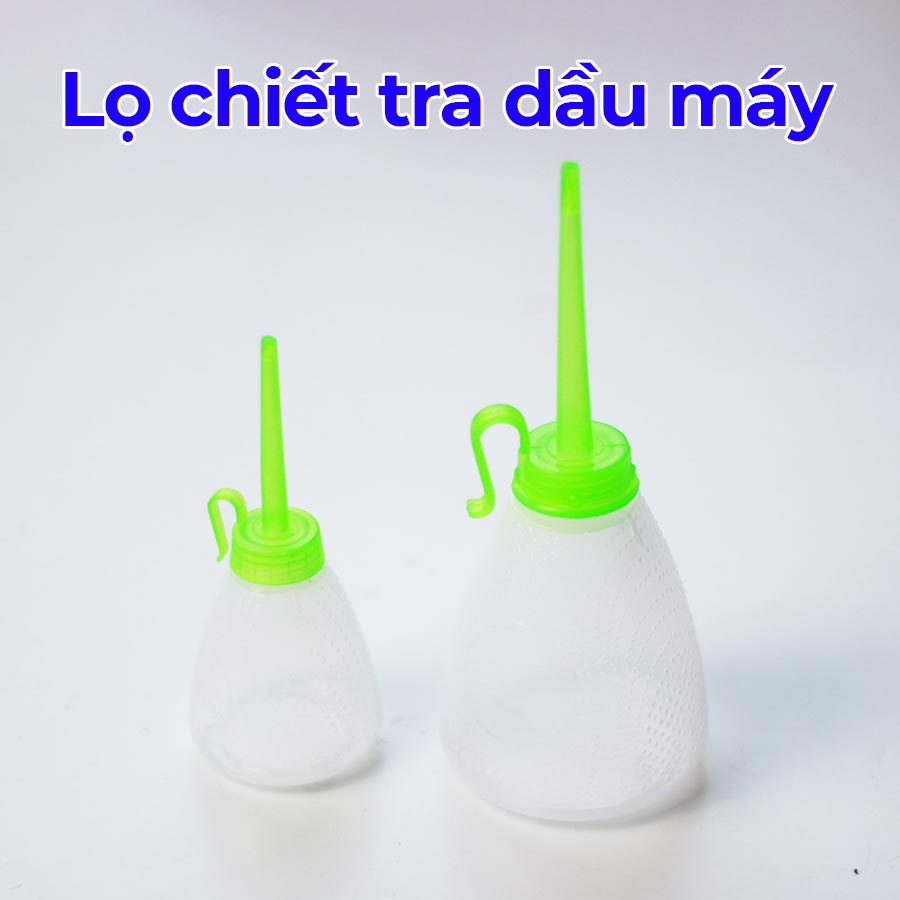 Lọ rỗng chiết tra dầu máy, dung dịch hoặc keo sữa làm đồ thủ công dung tích 75ml và 200ml