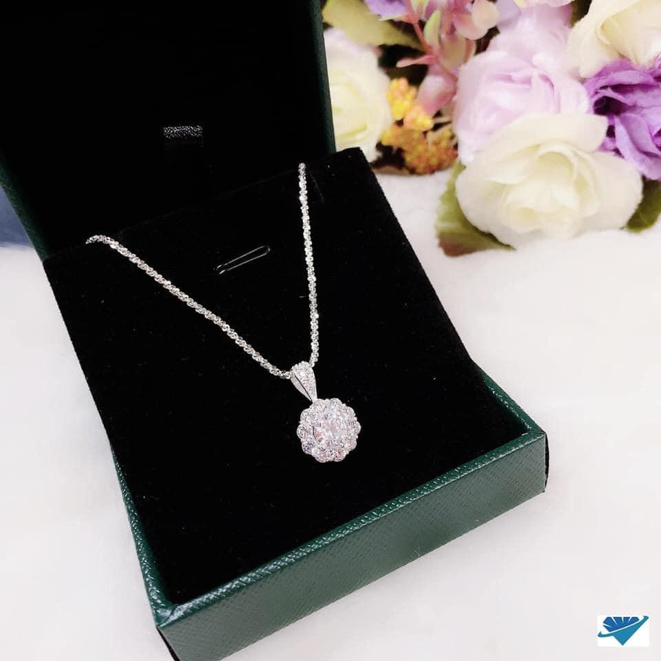 DÂY CHUYỀN NỮ BẠC TA - MẶT HOA XINH XẮN