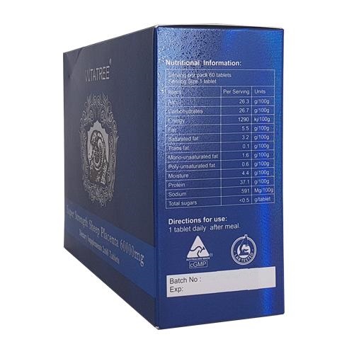 Nhau thai cừu Vitatree Super Strength Sheep Placenta 60.000mg Úc Hỗ trợ chống lão hóa da, giúp da sáng mịn - Massel Official