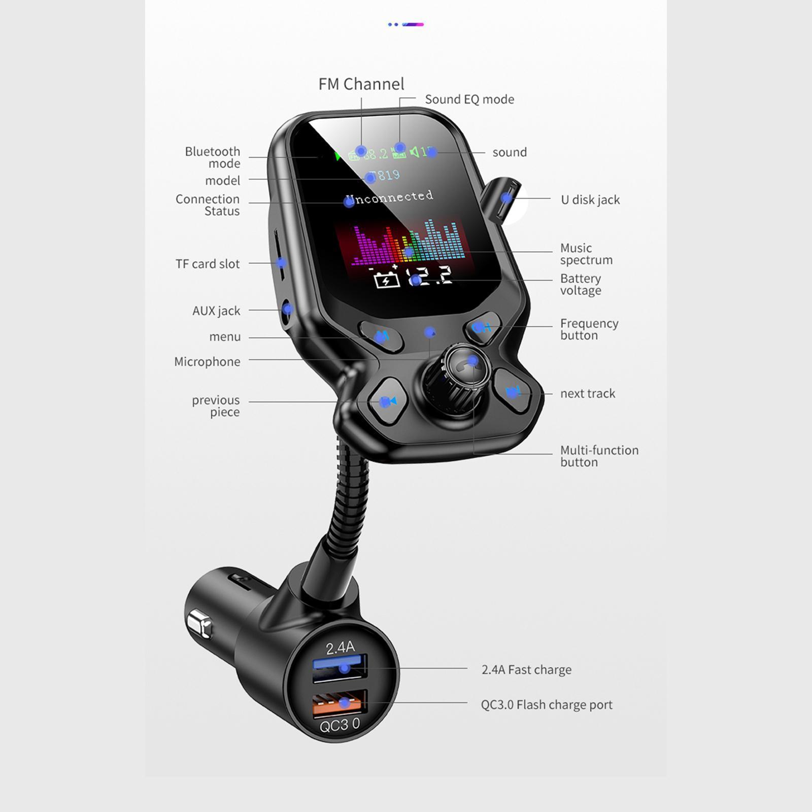 Car USB Wireless Bluetooth MP3 Player FM  .0