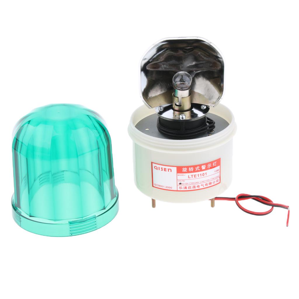 Đèn LED Cảnh Báo Xoay Tròn 24 V Đèn Tín Hiệu Tròn Đèn Hiệu Beacon Đèn Xanh