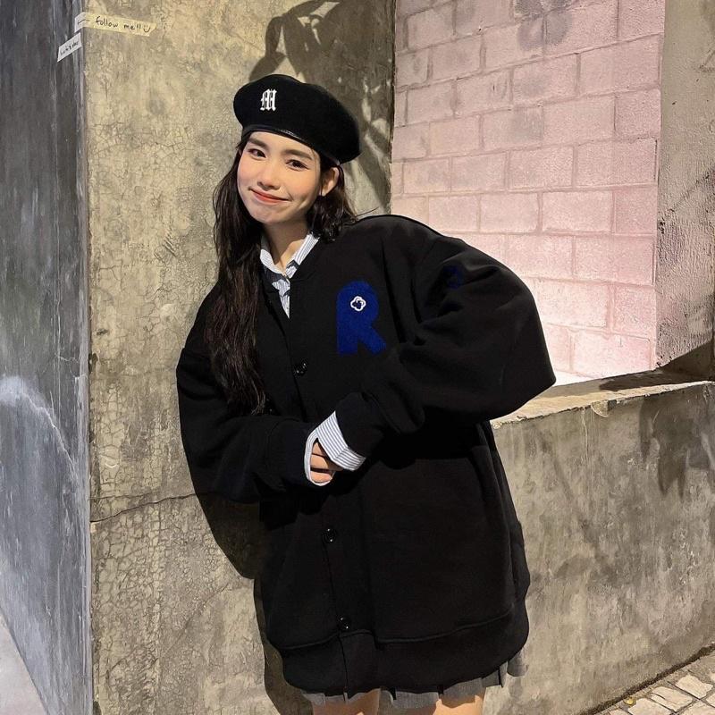 Áo bom ber chữ R in tay H2A