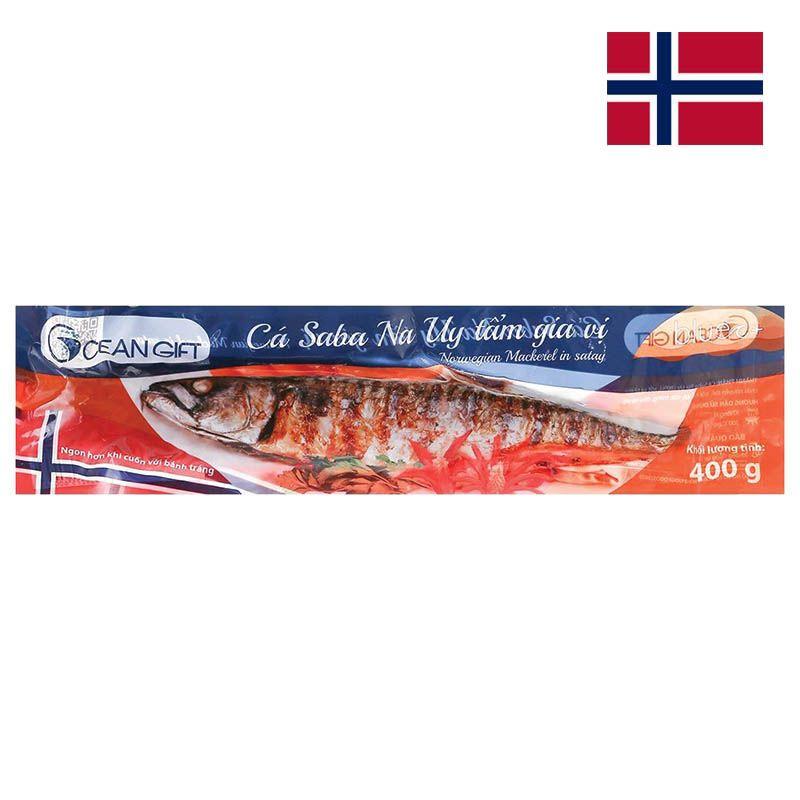 Cá Saba Nauy Tẩm Gia Vị Ocean Gift 400G-8935275600582
