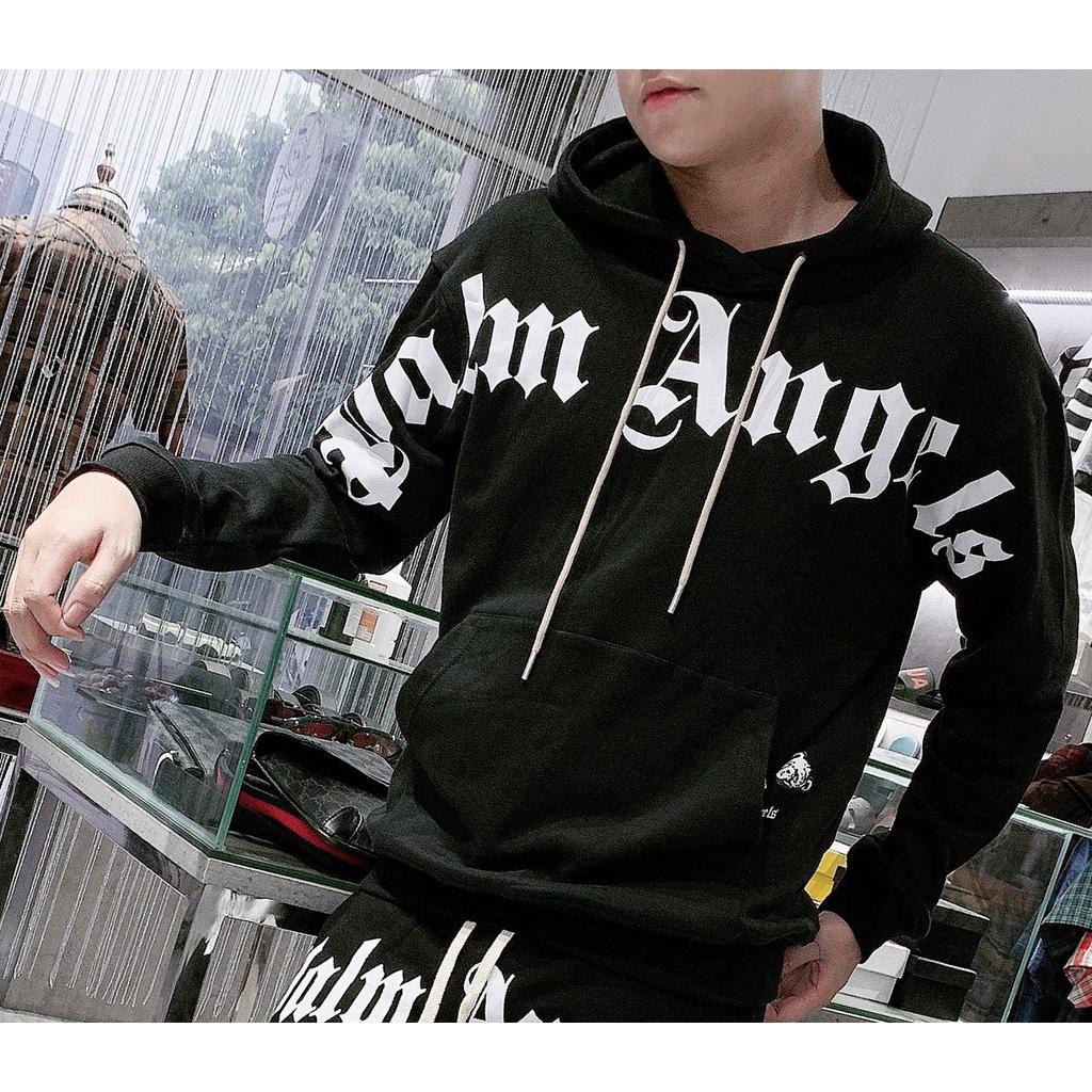 Bộ nỉ hoodie Palm BND05 chất nỉ bóng vải dày dặn ấm áp