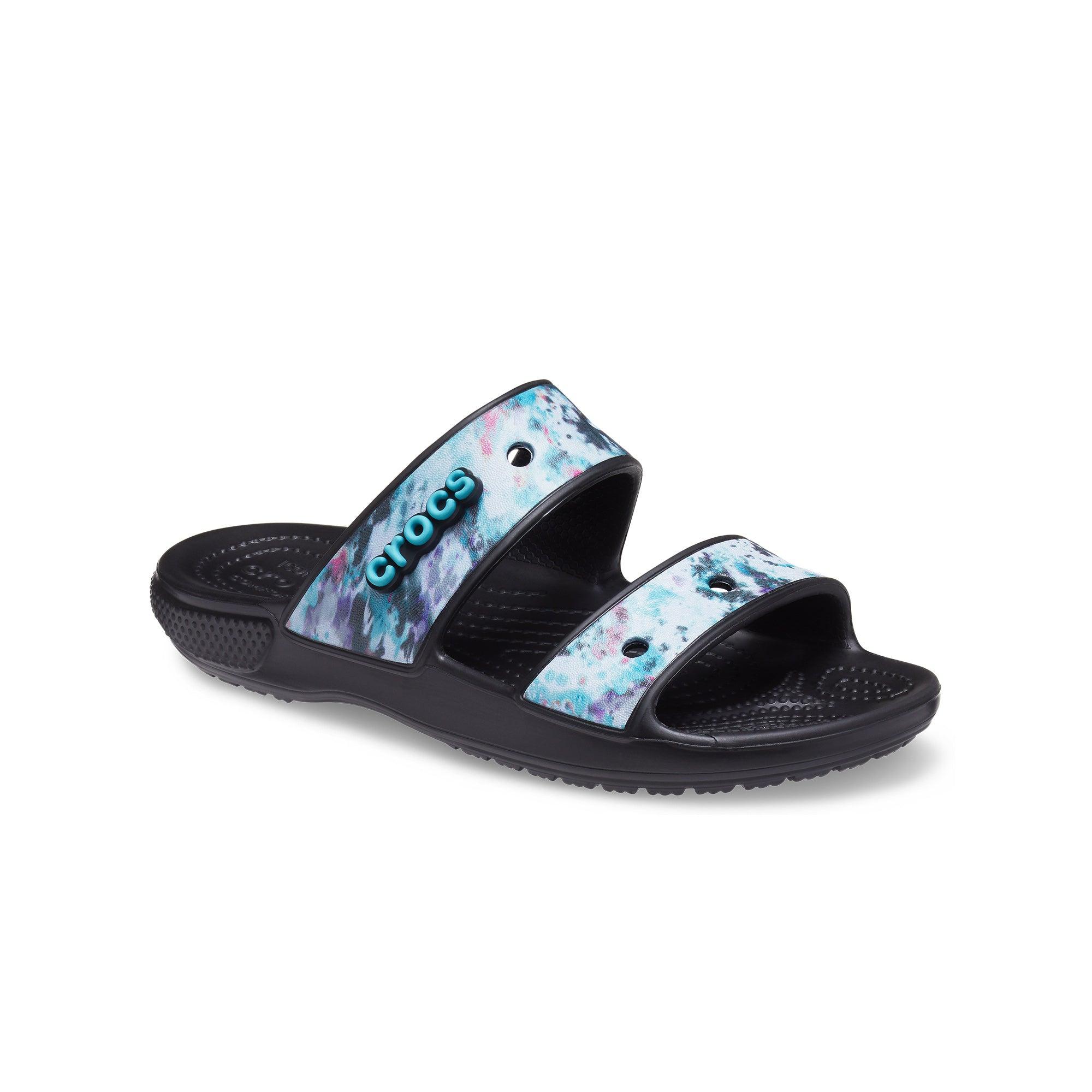 Dép nhựa unisex Crocs Classic Tie Dye - 207283-988