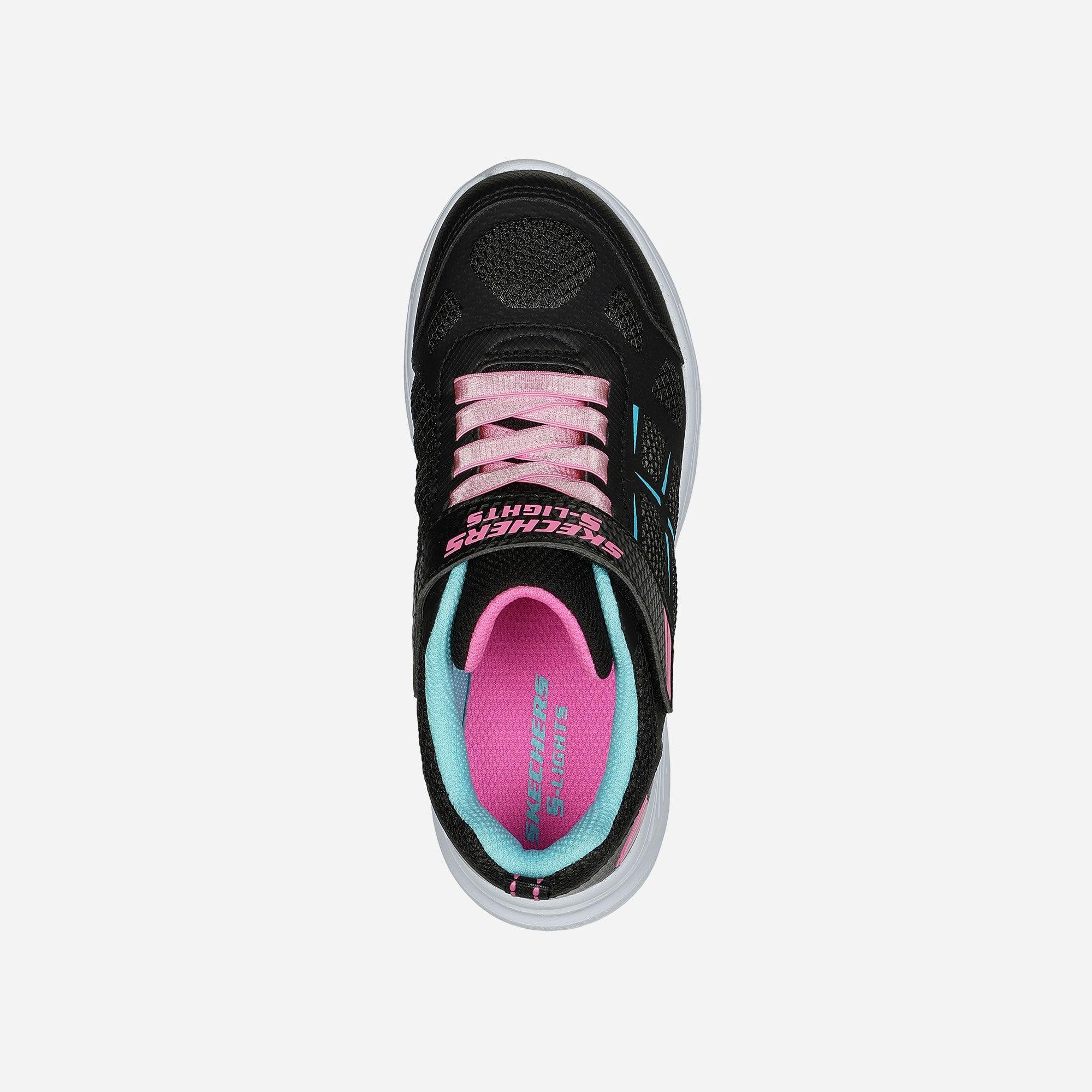 Giày sneaker bé gái Skechers Glimmer Kicks - 302319L-BLK
