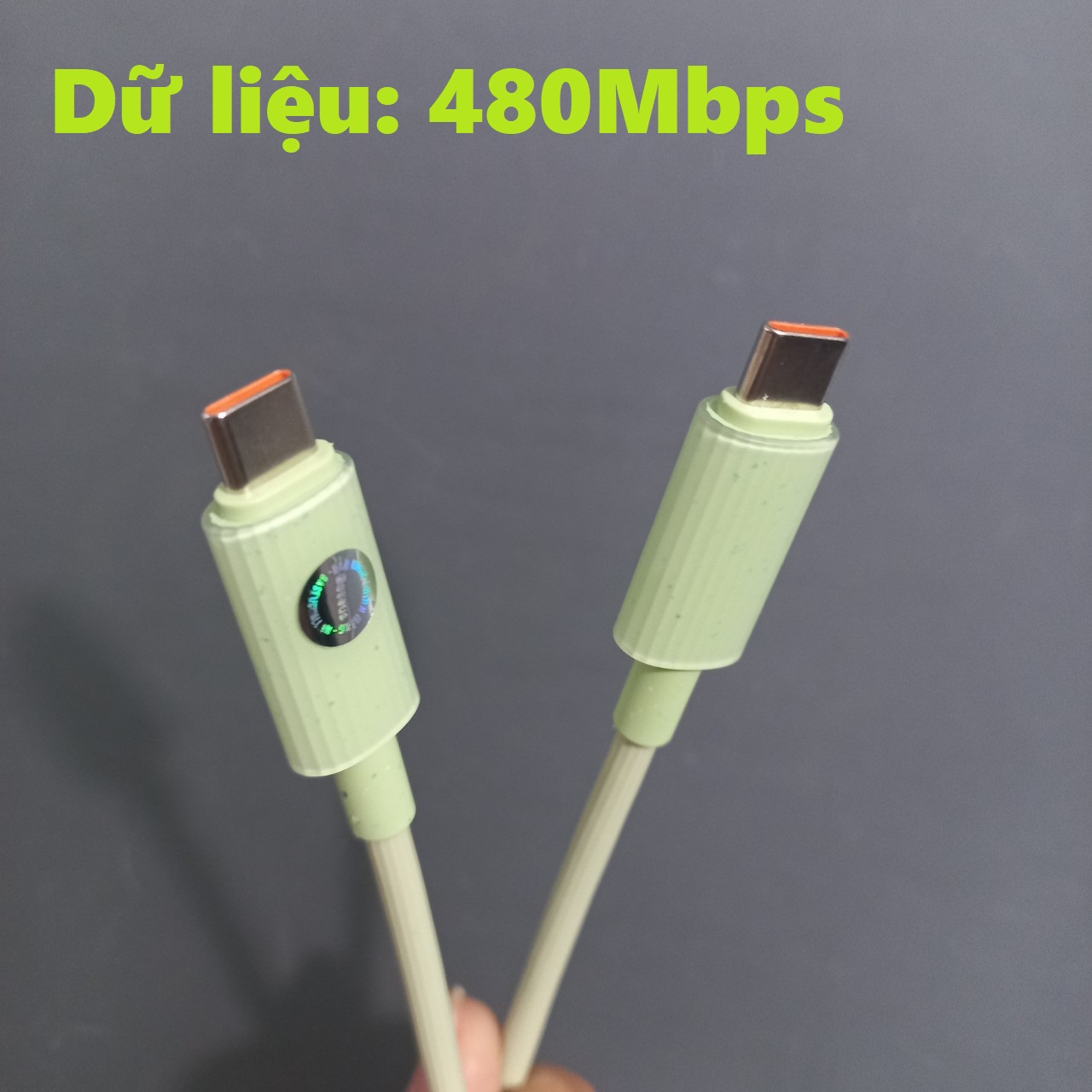 Dây sạc nhanh 2 đầu type C 100W cho laptop macbook vật liệu thiên nhiên siêu bền Baseus Habitat CB000060_ Hàng chính hãng