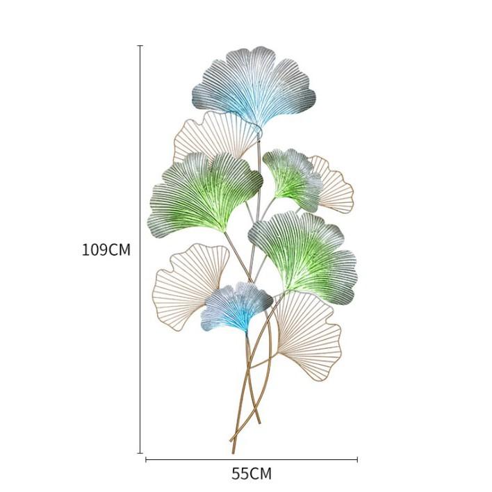 TRANH SẮT TREO TƯỜNG - LÁ BẠCH QUẢ KHÔNG KHUNG