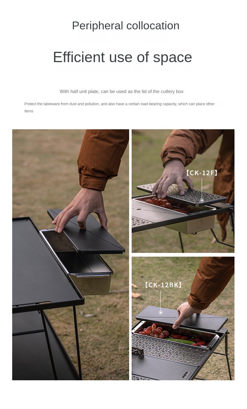 Phụ kiện hộp đựng đồ bàn ăn dùng cho bàn IGT Campingmoon BKCK-11