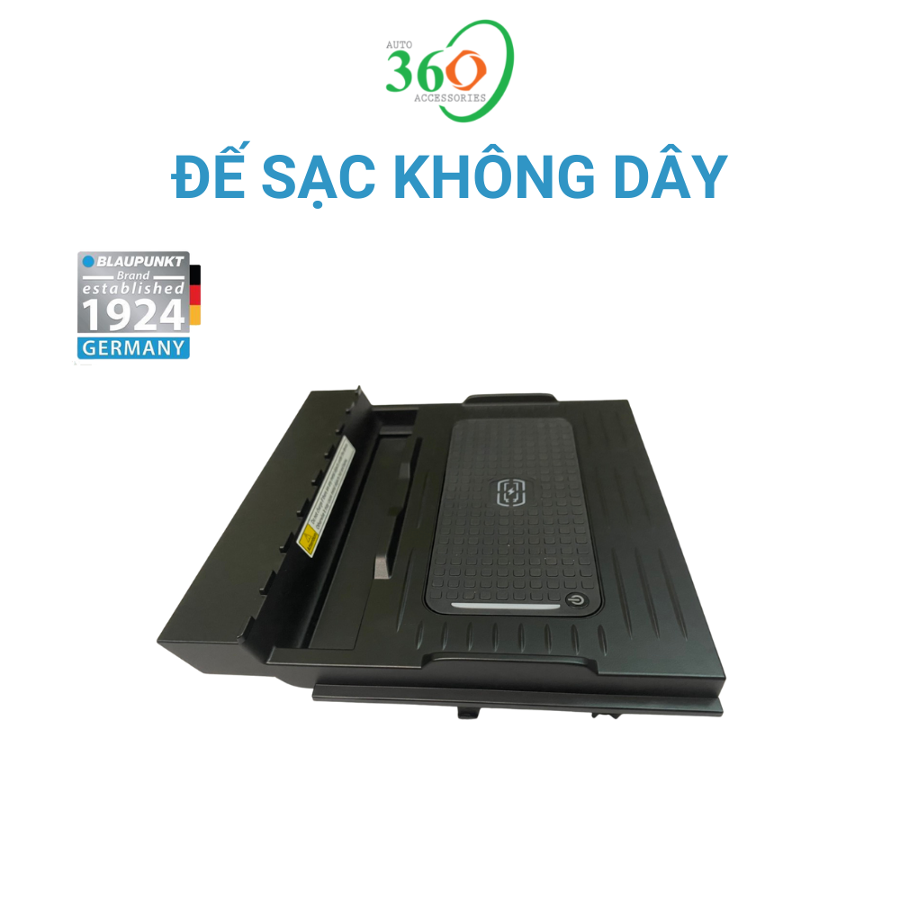 Đế Sạc Không Dây Blaupunkt Dành Cho Toyota Camry, Sạc Không Dây Không Cần Lột Vỏ Điện Thoại