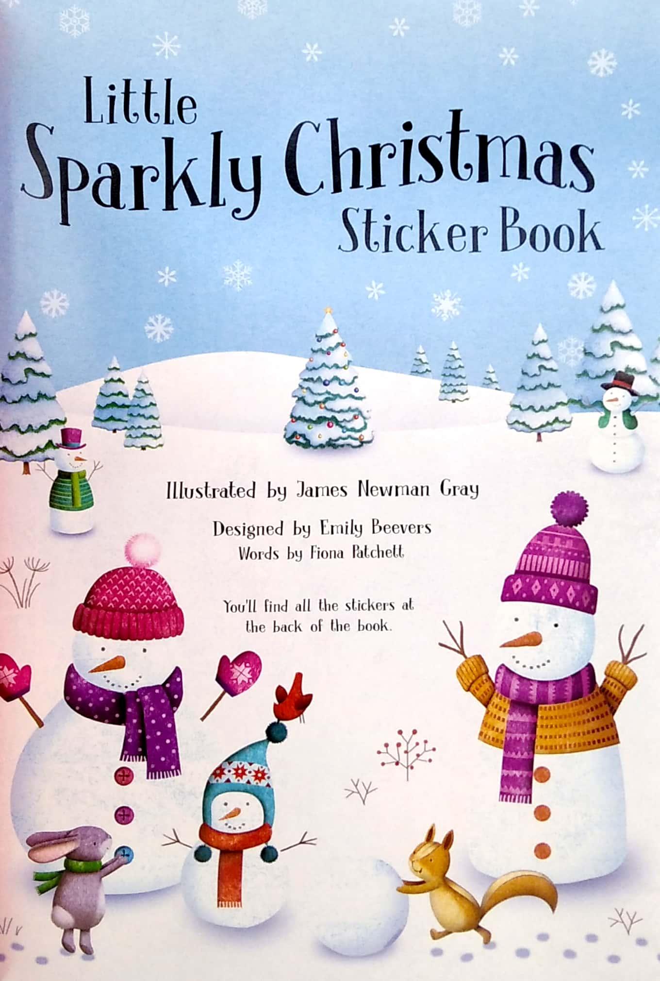 Sparkly Christmas Sticker Book
