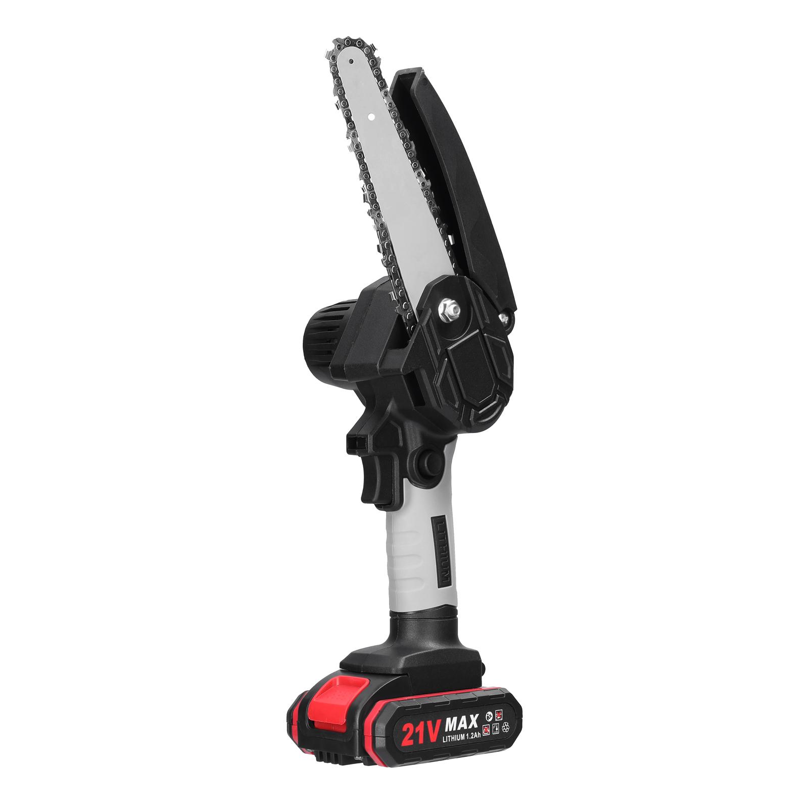 21V 6Inch Di Động Điện Tỉa Cưa Gỗ Nhỏ Tách Cưa Bàn Chải Động Cơ Một Tay Dụng Cụ Làm Rau Cau Cho Sân Vườn Vườn Cây Ăn Trái