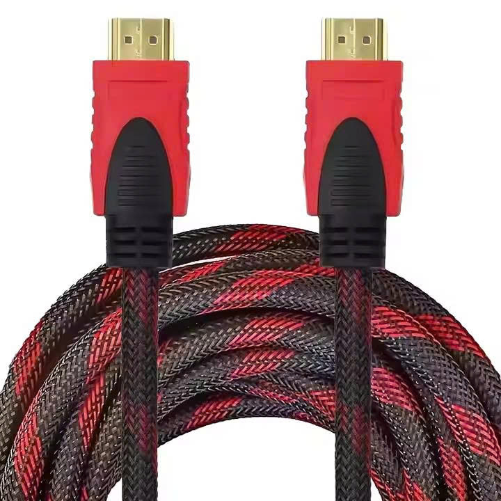 Cáp 2 Đầu Hdmi Dây Dù Tròn Đỏ Dài 15M Hình Ảnh Sắc Nét Chuẩn Full Hd