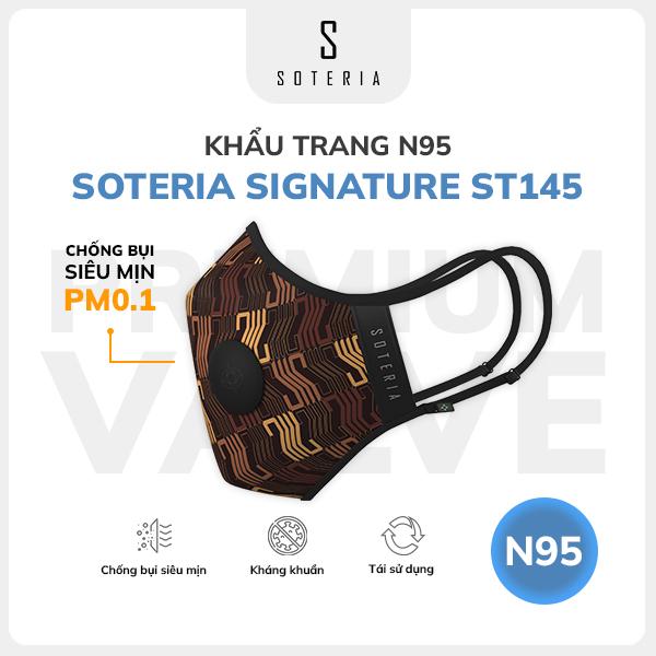 Khẩu trang thời trang Soteria Signature ST145 - N95 lọc 99% bụi mịn 0.1 micro