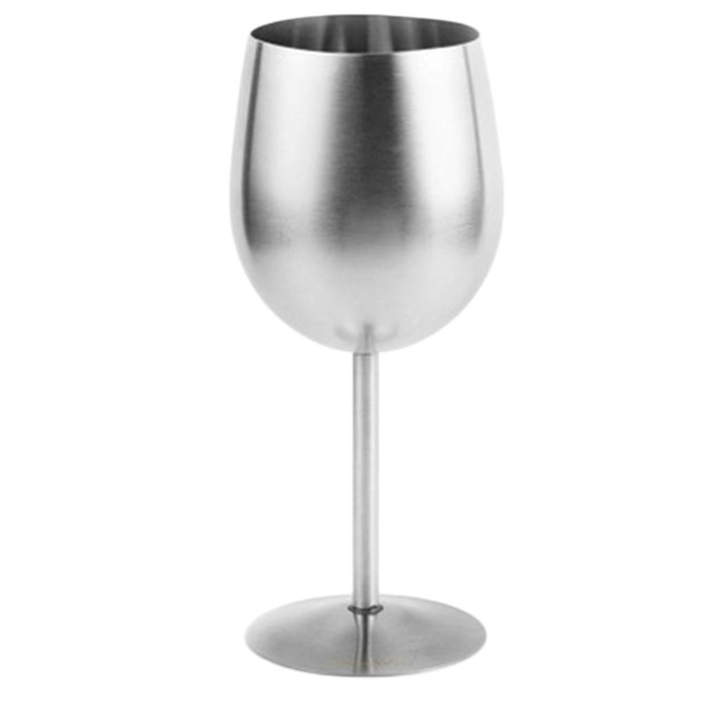 Set of 4, Stainless Steel Champagne Goblet 10oz Camping Home Kitchen Party