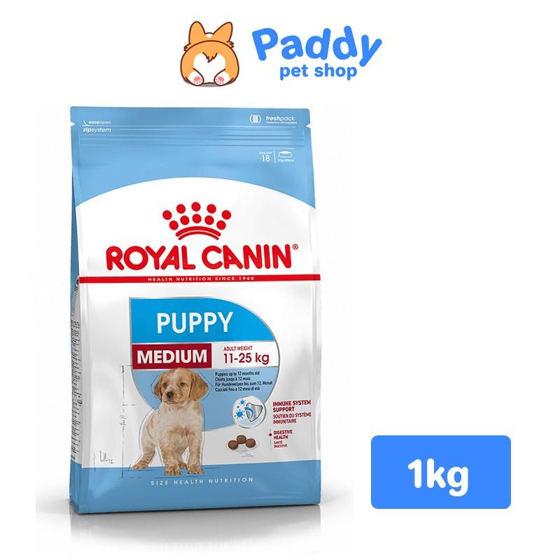 [1kg] Thức Ăn Hạt Cho Chó Royal Canin Medium Puppy