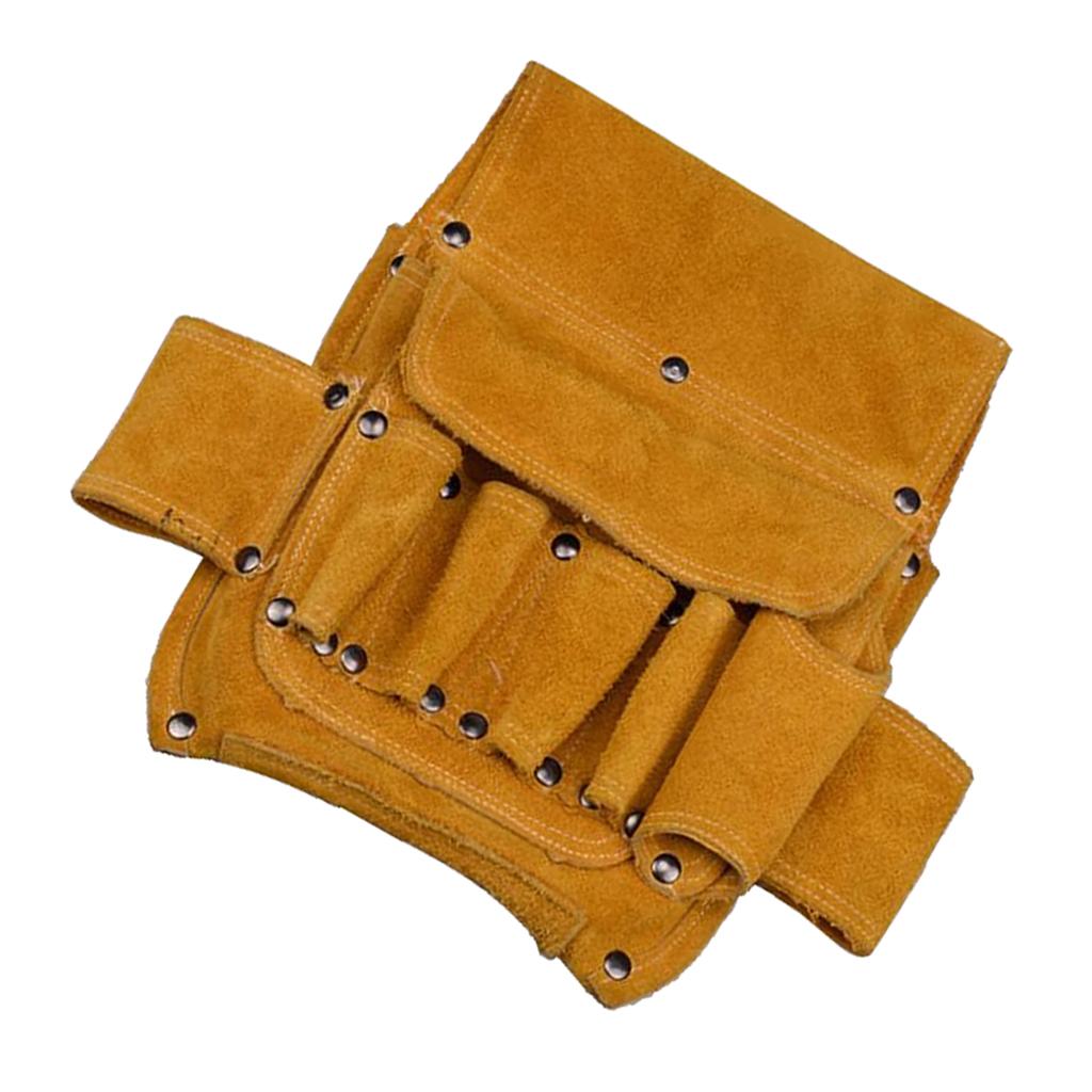 28cm Multi-pocket Utility Bag Nail Tool Apron Carpenter Waist Tools Holder