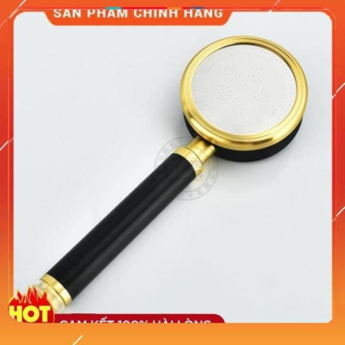 Bộ vòi sen tăng áp 300% bằng hợp kim nhôm chống oxi hóa , chống rỉ sét màu vàng đen sang trọng 206779