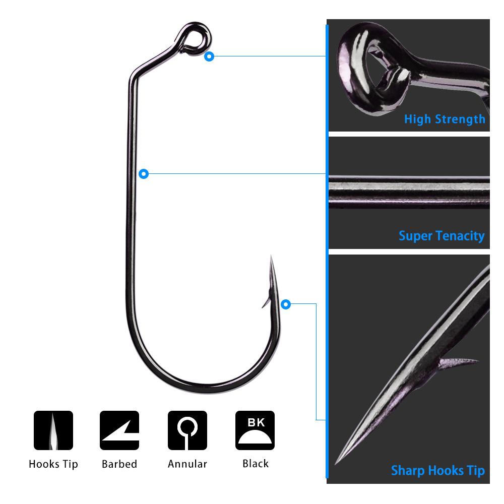 Set 100 Móc Câu Cá Thép Carbon