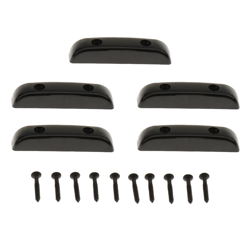 Sunnimix 5 Của Bộ Nhựa Bass Thumbrest Ngón Tay Cái Còn Lại Với Ốc Vít Cho Phần Bass