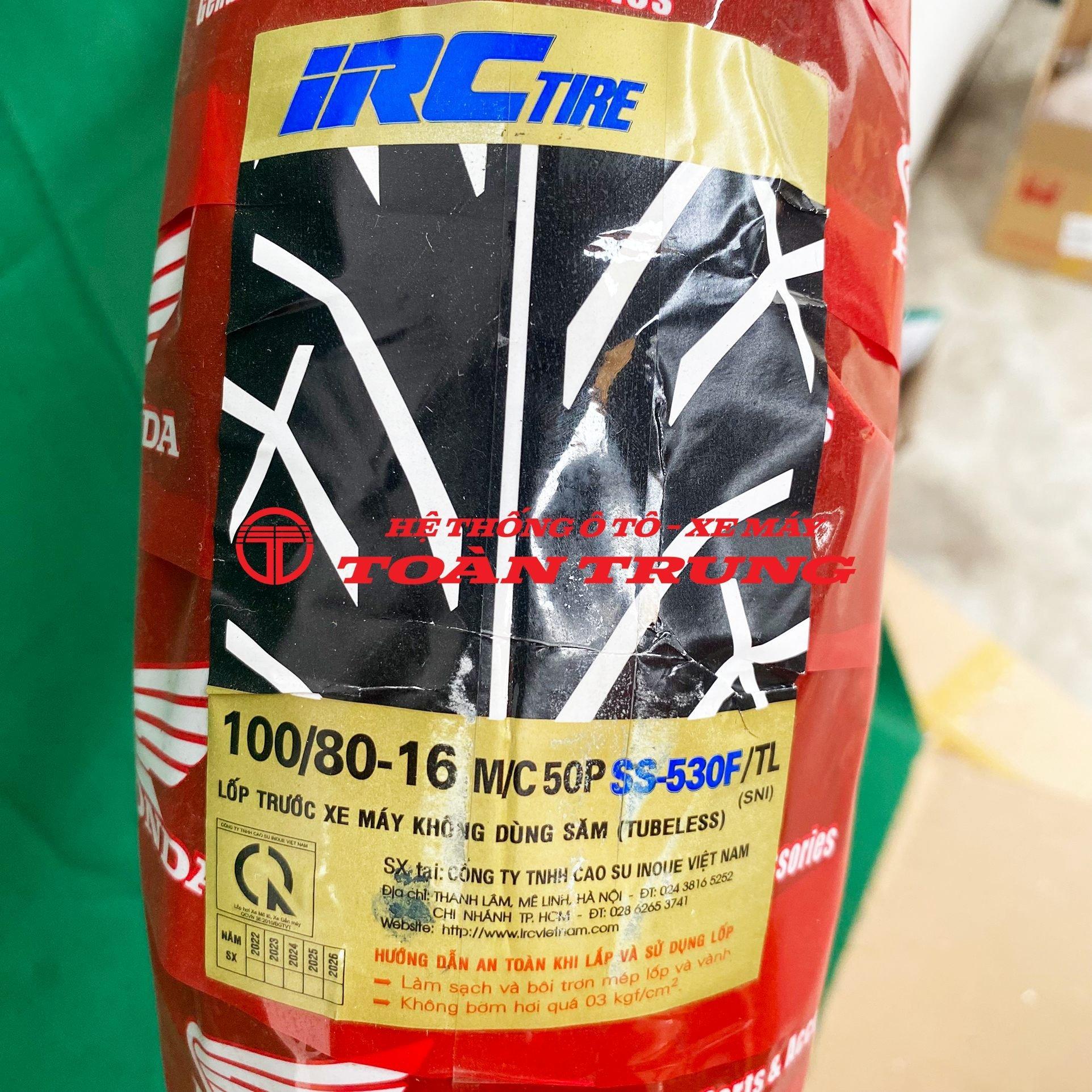 Lốp trước SH 125/150 (2012-2024) chính hãƞg Honda &quot;44711K01902&quot;