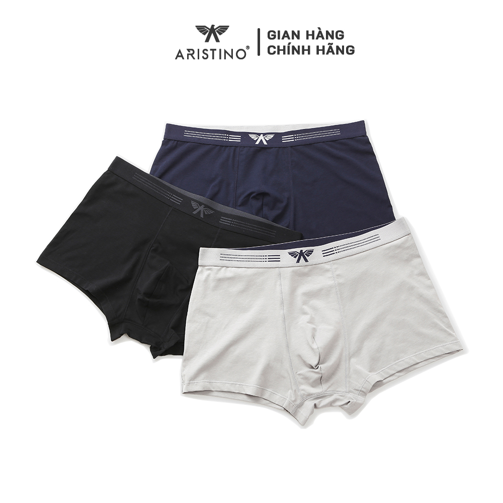 Quần lót nam ARISTINO dáng boxer, quần sịp đùi nam chất liệu Cotton Oganic mềm mại, thấm hút và khử mùi vượt trội - ABX056